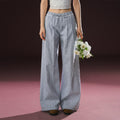 Ariseism Plaid Wide Leg Versatile Casual Pants