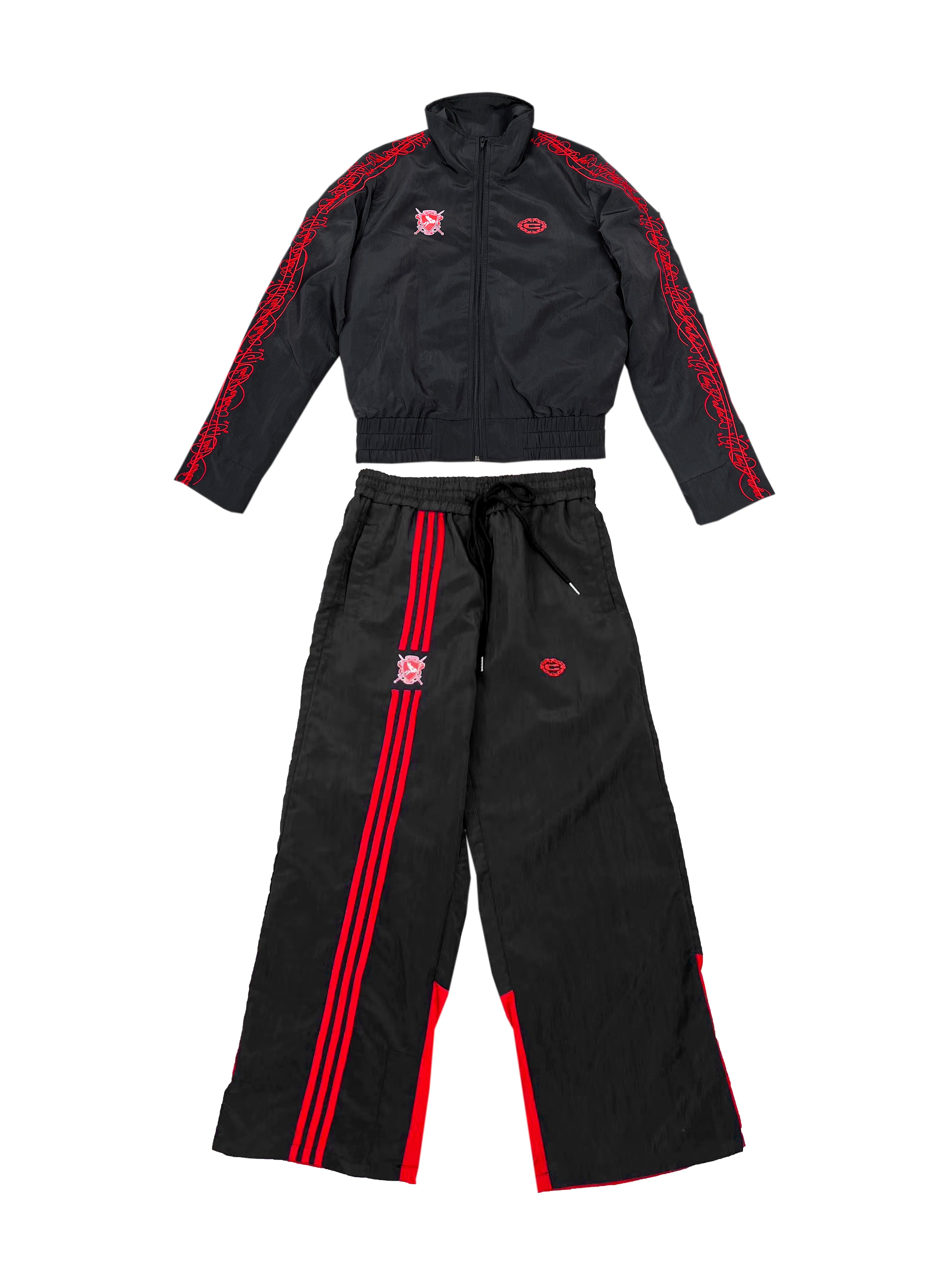 CHAI Pegasus Star Three-dimensional Embroidery Printed Nylon Sports Set