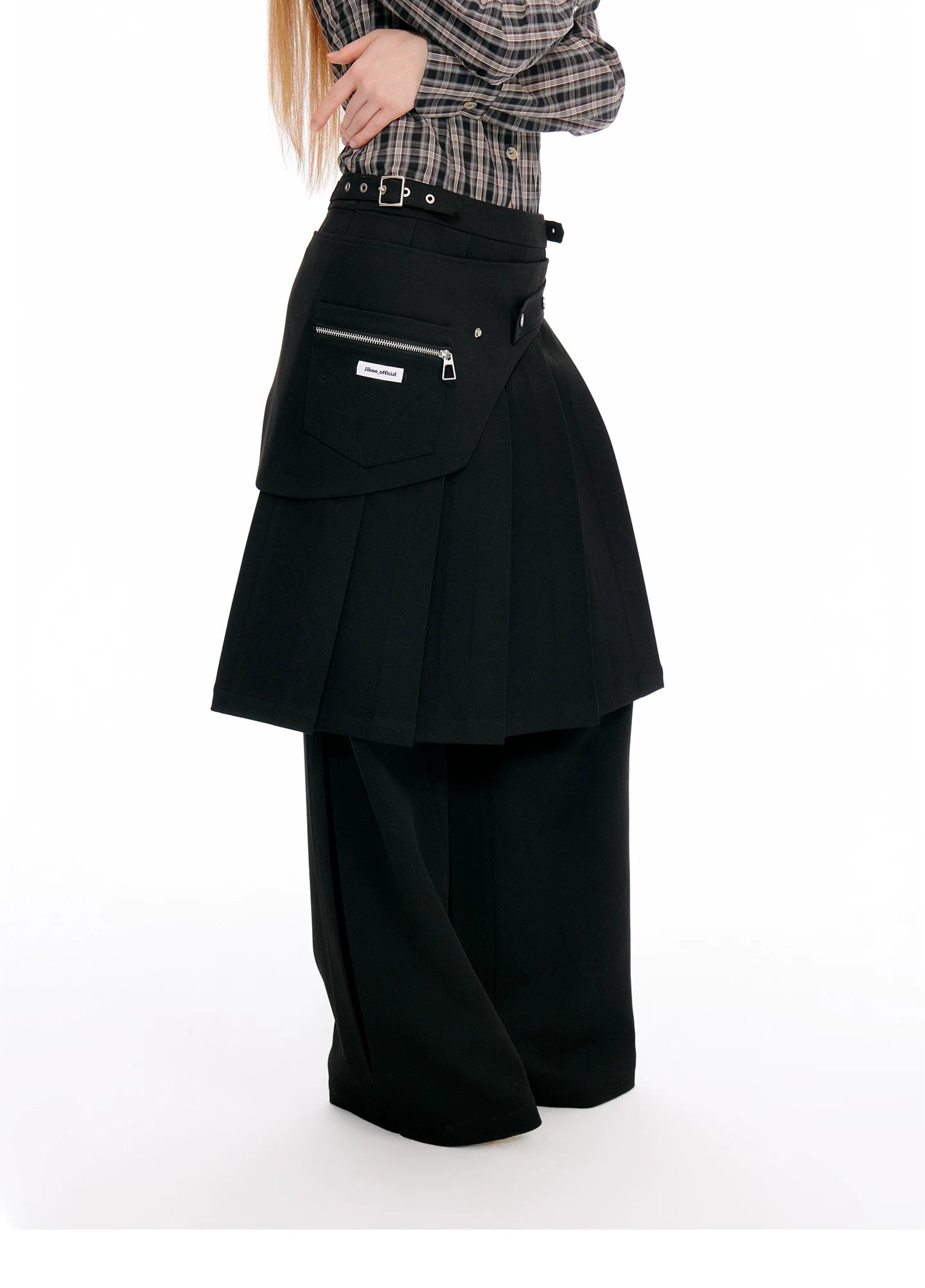 JIKOO Retro Loose Straight Culottes