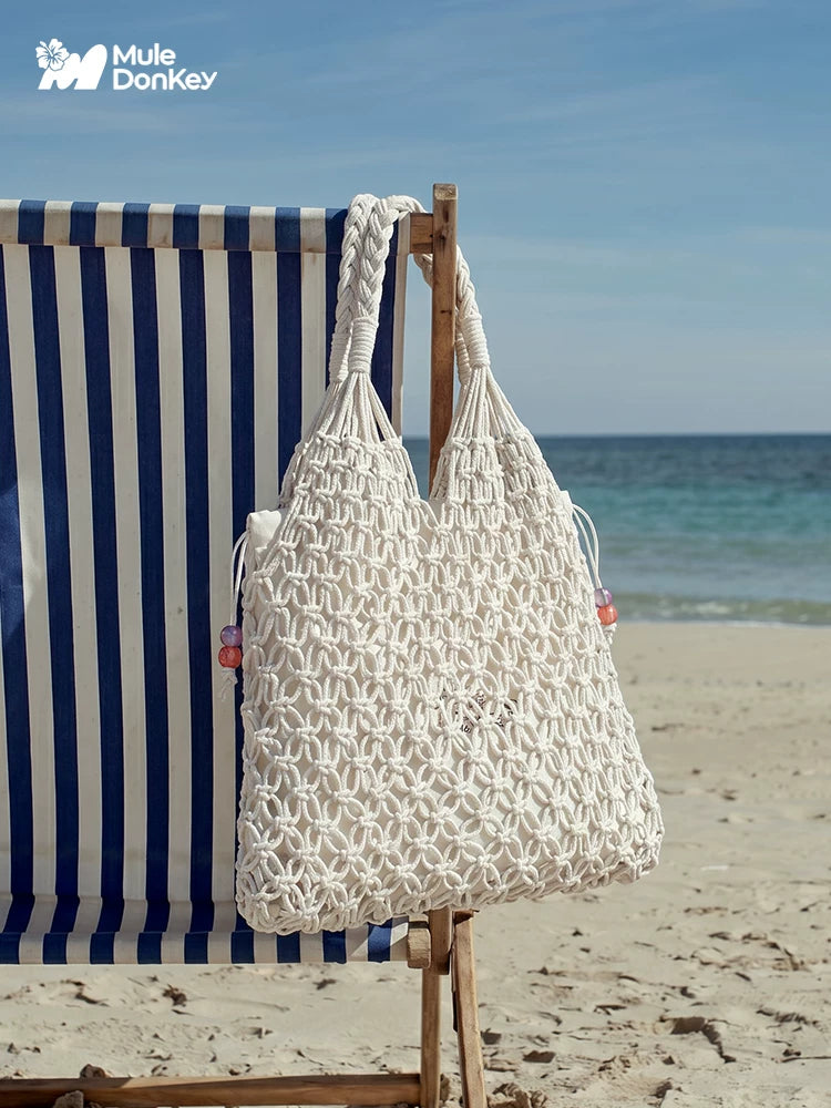 Donkey Woven Skeleton Shoulder Bag