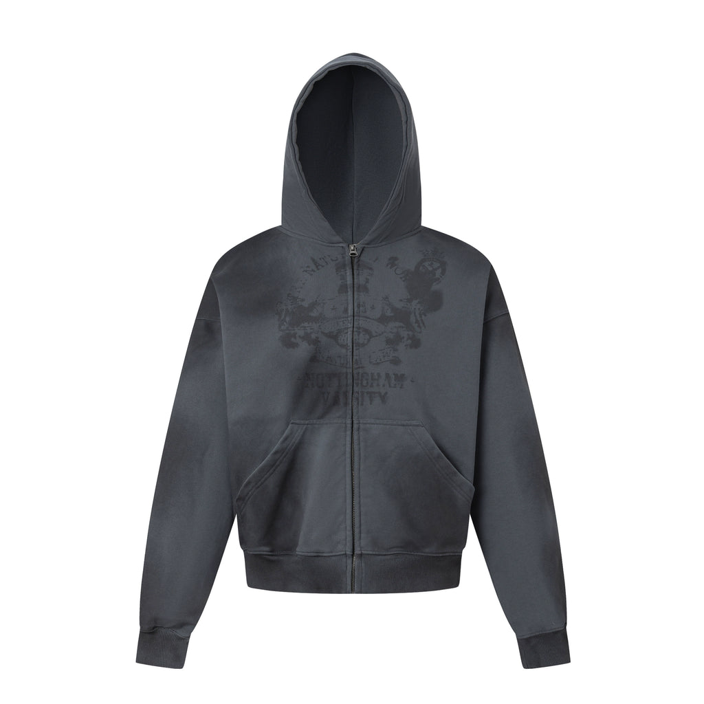 TRYTHMCLUB Short Make Old Tie-dye Hooded Sweater Men