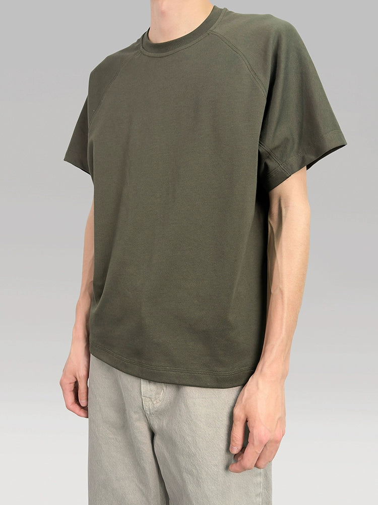 PLUS NO LOGO Moisture Wicking Small Neckline Shoulder Tee