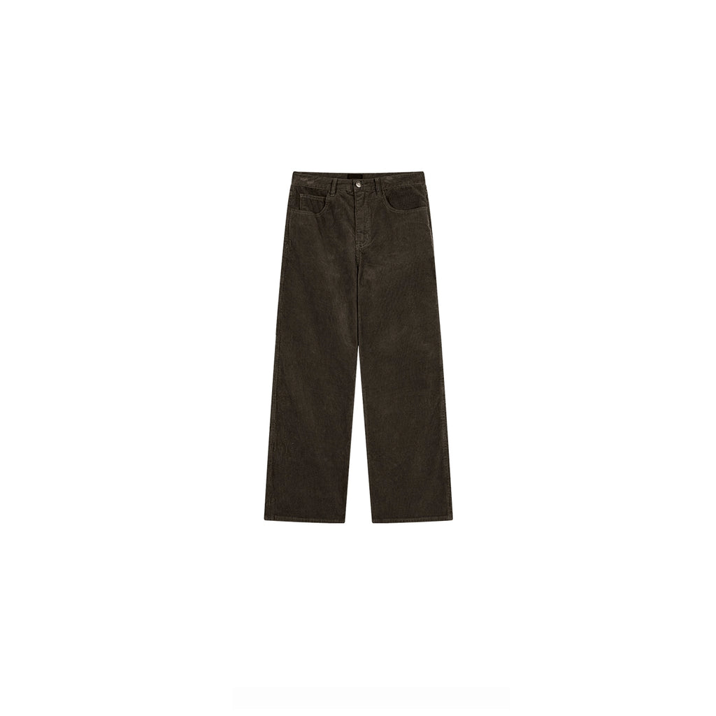 PLUS NO LOGO Corduroy Pants Loose Straight Pants