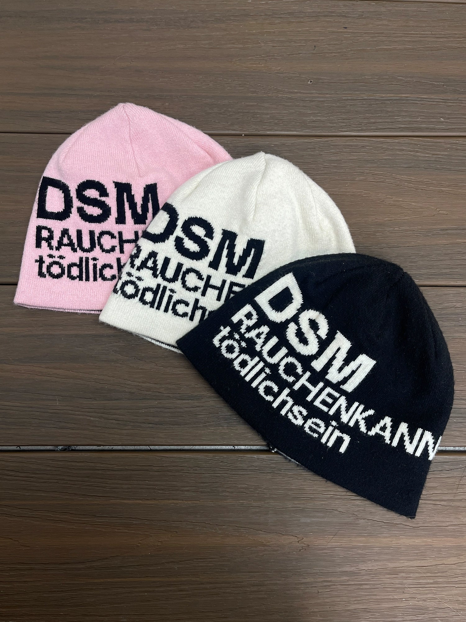 DONSMOKE Versatile Wool Knitted Simple Cold Hat