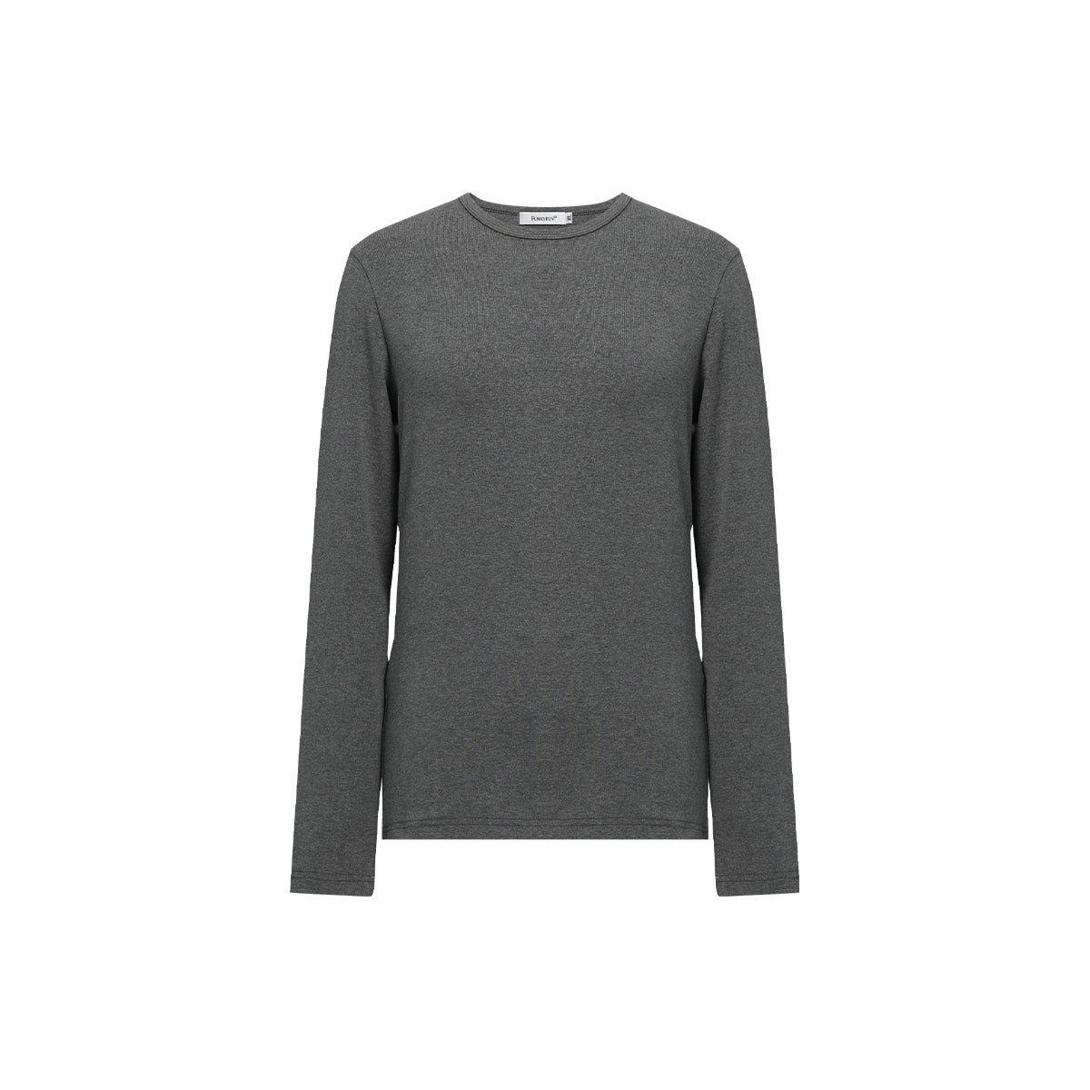 FUNKYFUN Solid Color Basic Long Sleeve