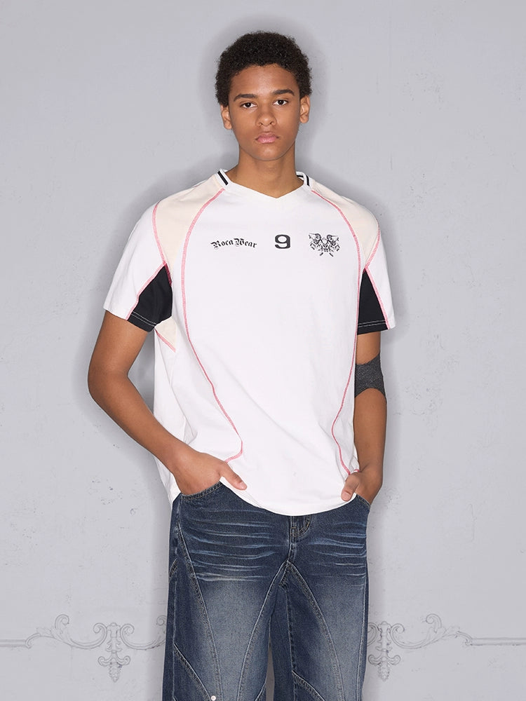 Rocawear Splicing Deconstruction 9 Character Jersey Tee