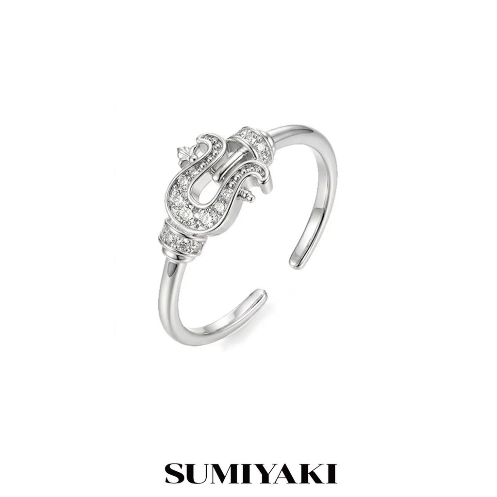 SUMIYAKI Simple Light Luxury Premium Diamond Ring