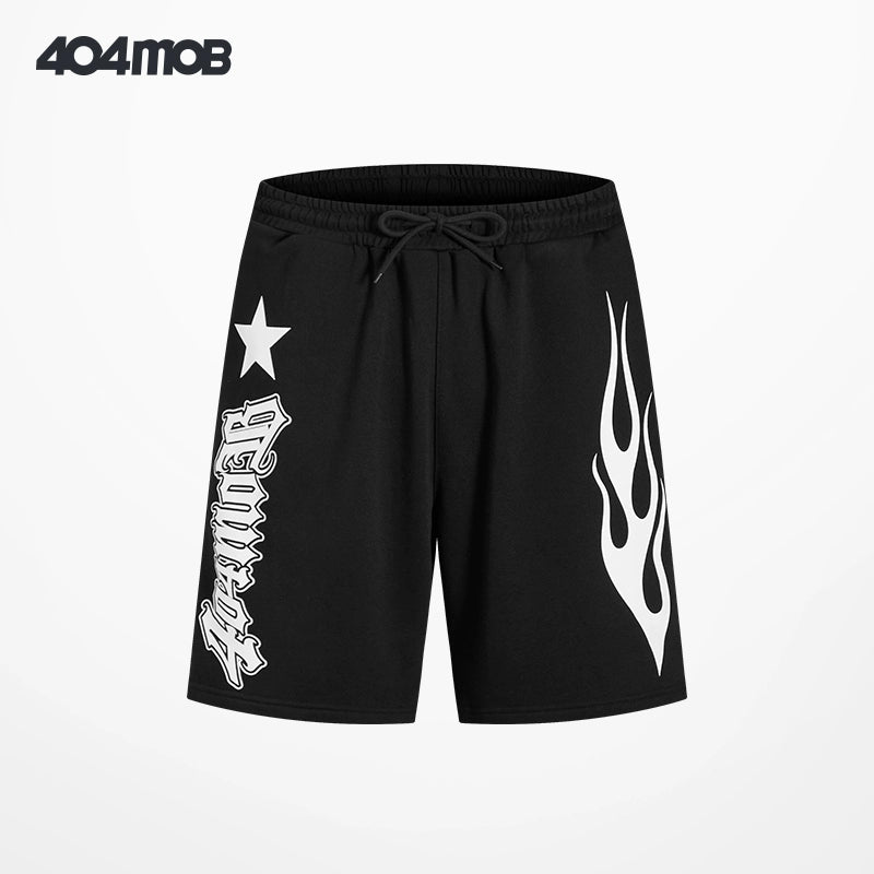 404MOB black star basketball Shorts