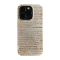Retro Russian manuscript PBCASE X OQ Iphone Case