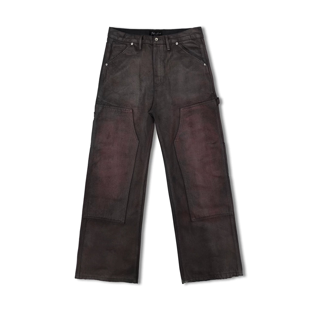 WANNA LAB Vintage Straight Casual Overalls