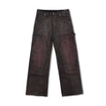 WANNA LAB Vintage Straight Casual Overalls