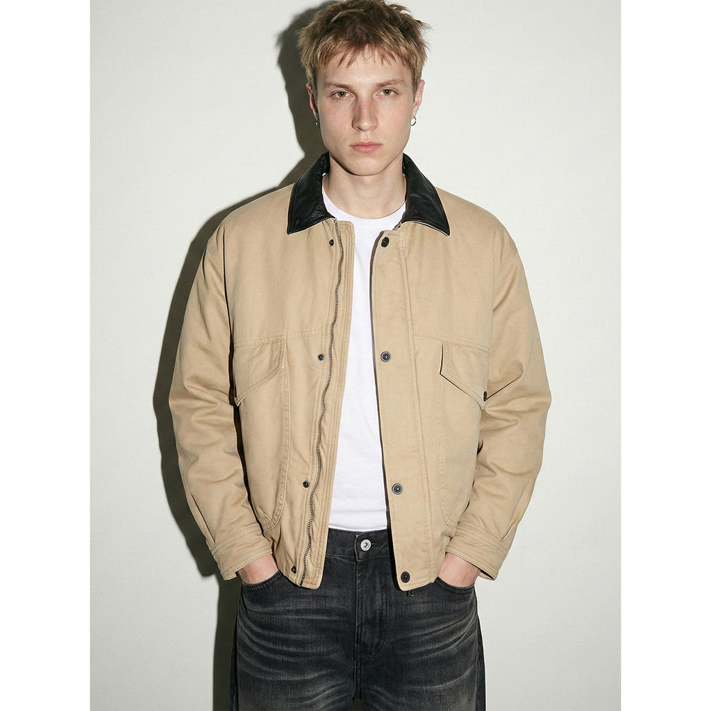 MADEEXTREME Retro Workwear Lapel Warm Jacket