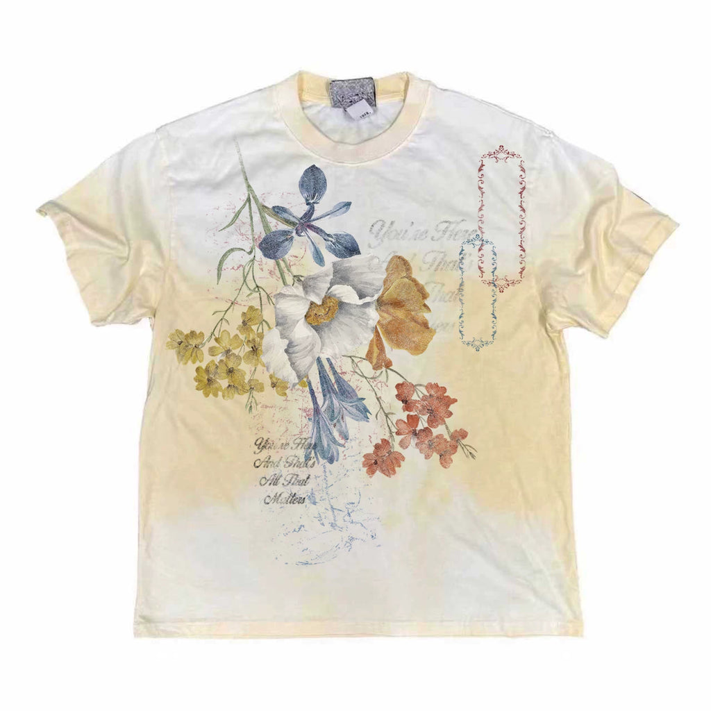 SHIBU Gradual Change Old Destruction Leisure Tee