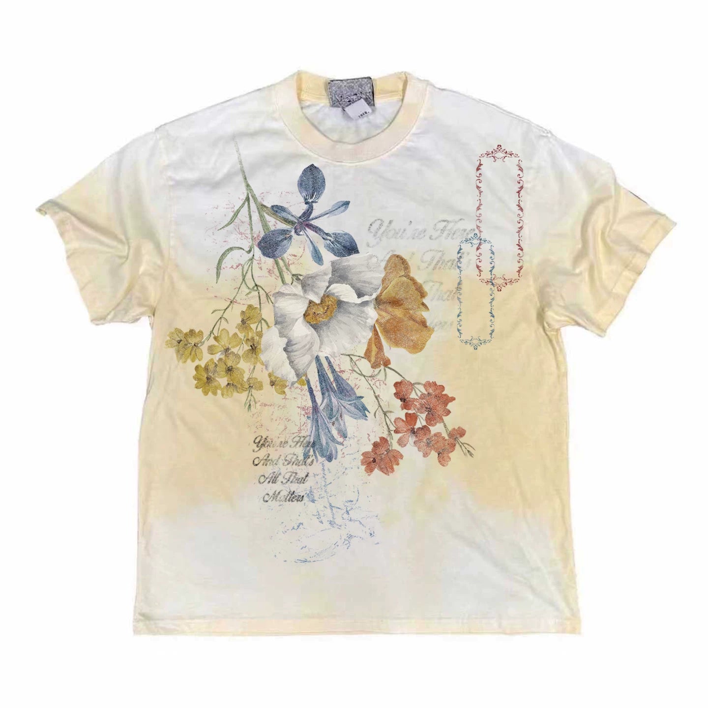 SHIBU Gradual Change Old Destruction Leisure Tee
