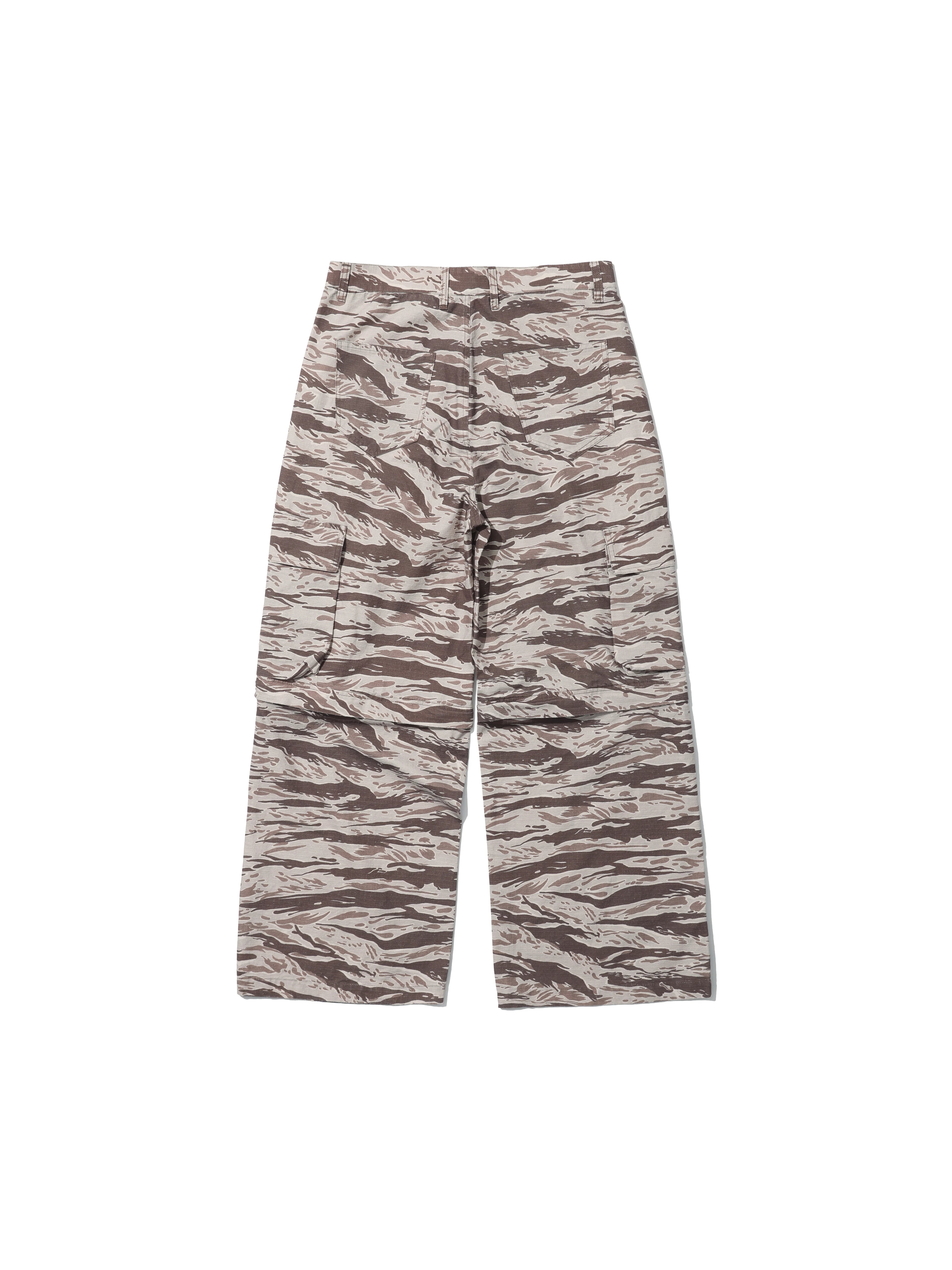 LIBERAFIT Tiger Pattern Camouflage Multi-stage Removable Tooling Shorts