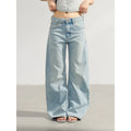 WITHMIN Loose Straight Drape Thin Jeans