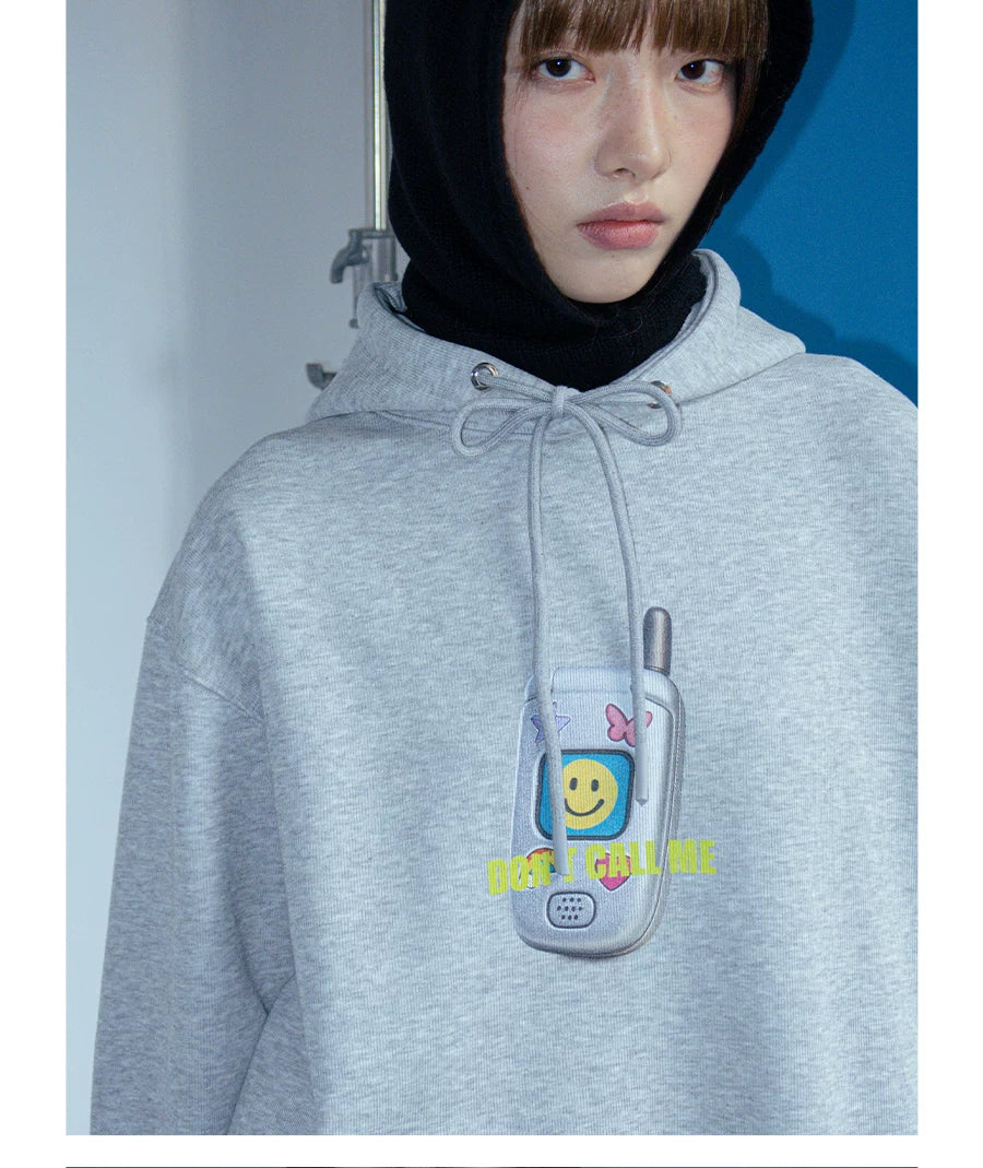 FUNKYFUN Glue-free Fun-printed Fleece Sweater