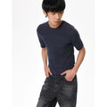 Slight Vogue Camouflage Ice Silk Woolen Casual Tee