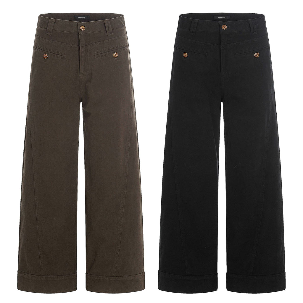11KN Vintage Loose Wide Leg Straight Casual Pants