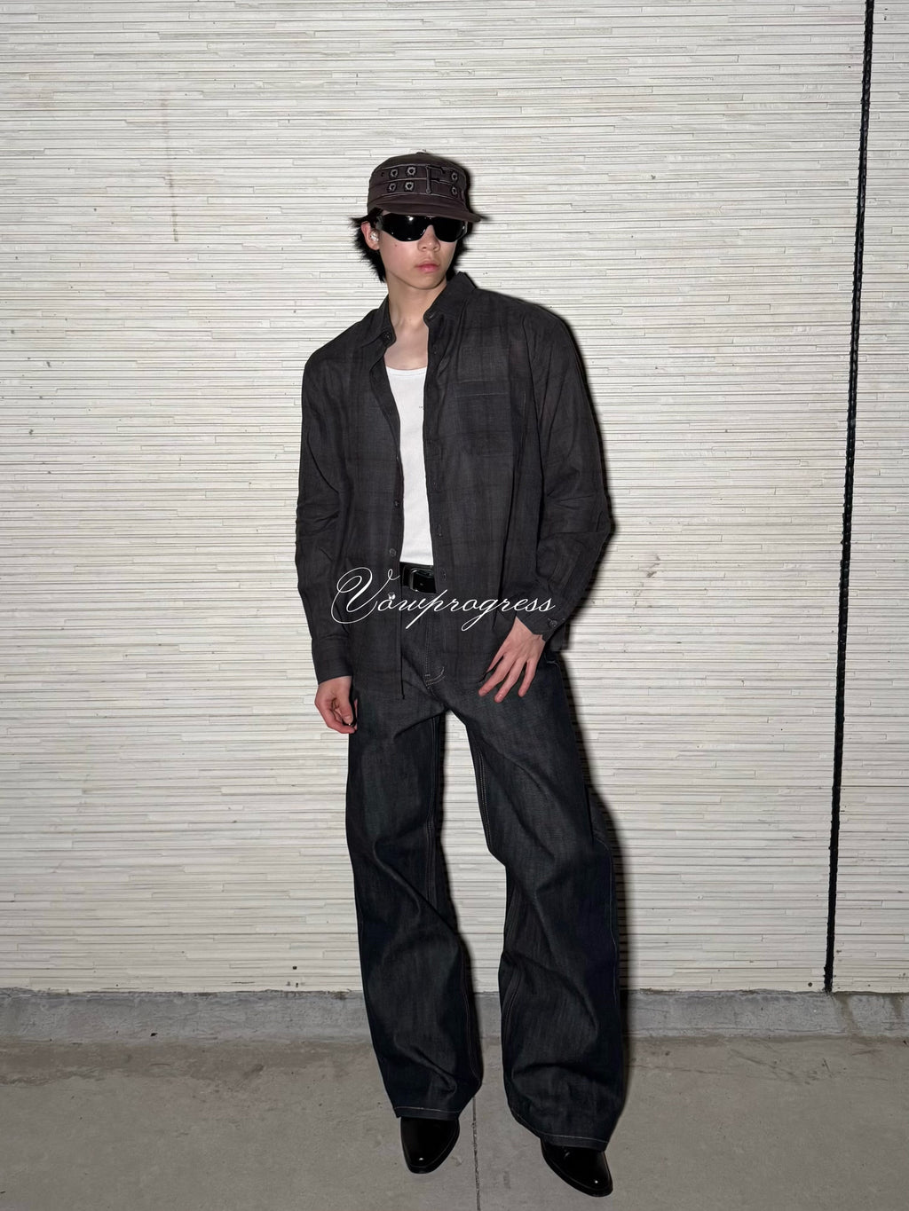 VOWPROGRES Okayama Narrow Red-edged Red-eared Jeans