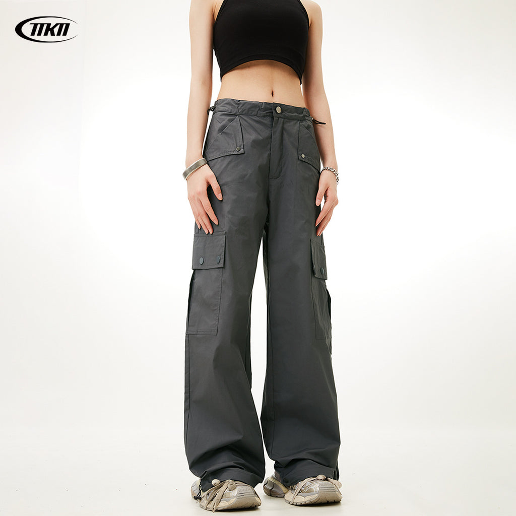 11KN gray Women Woven Waterproof Pants