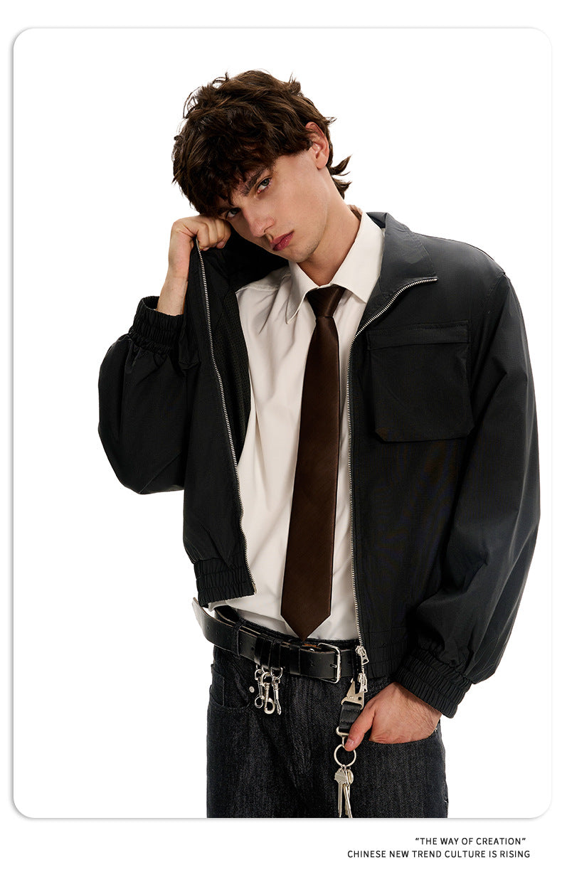 11KN Retro Tooling Three-dimensional Loose Casual Jacket