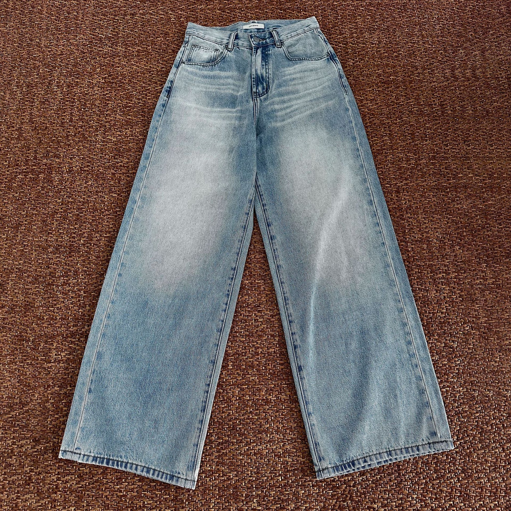 11KN Vintage Loose Casual Straight-leg Jeans