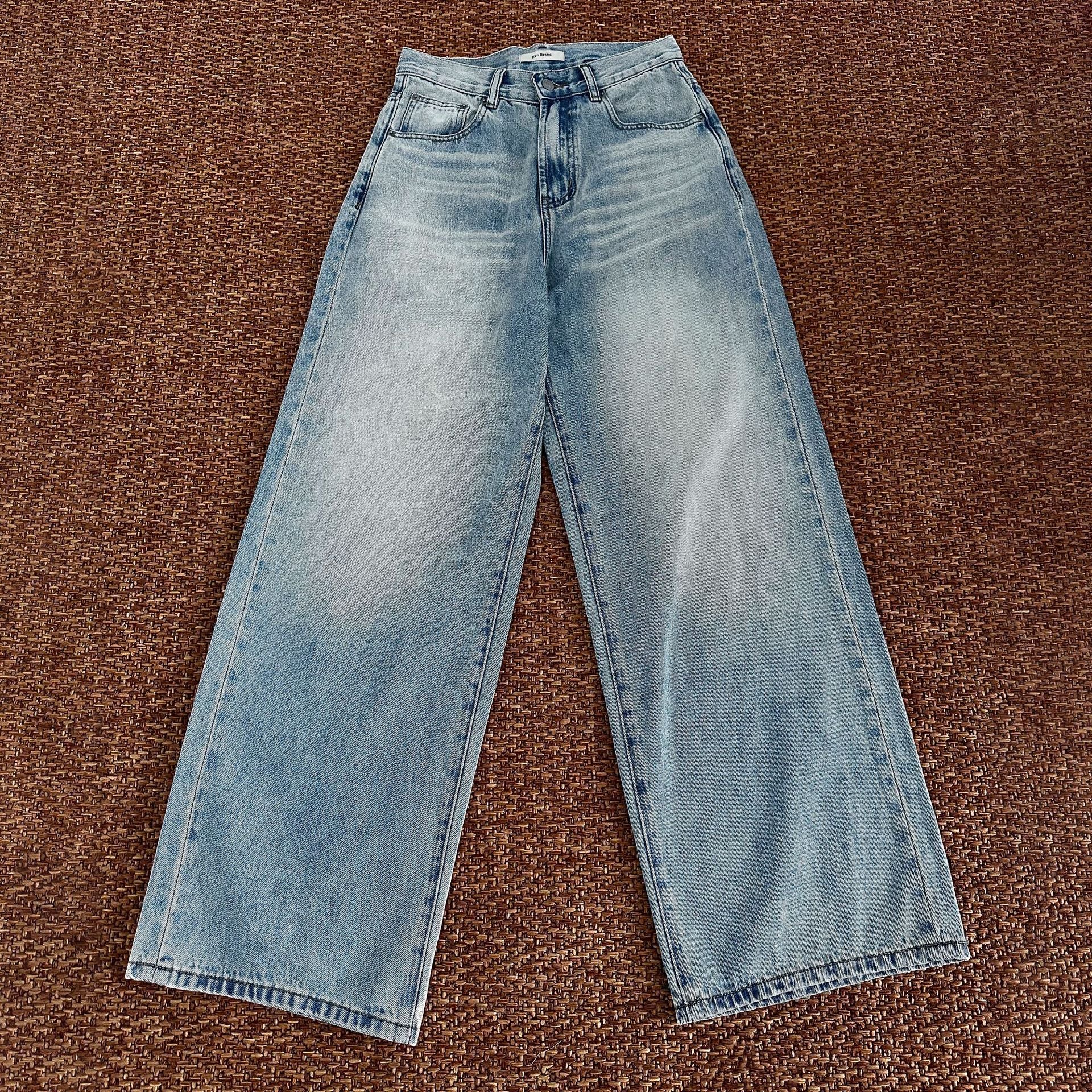 11KN Vintage Loose Casual Straight-leg Jeans