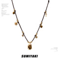 SUMIYAKI Vintage Beaded Double Layer Necklace