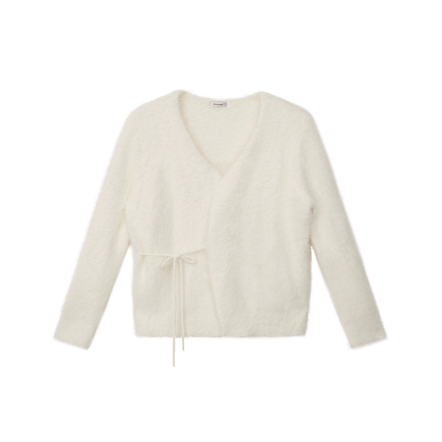 FUNKYFUN Lace-up Cardigan V-neck Sweater Jacket