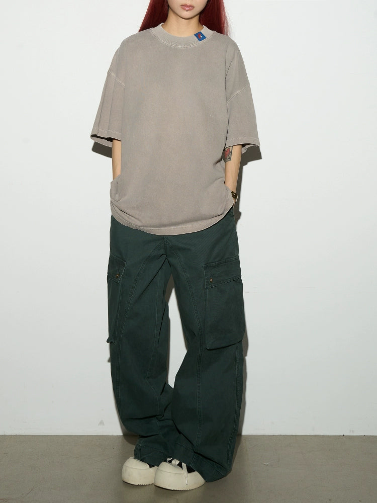 MICHINNYON Vintage Tooling Straight Versatile Casual Pants