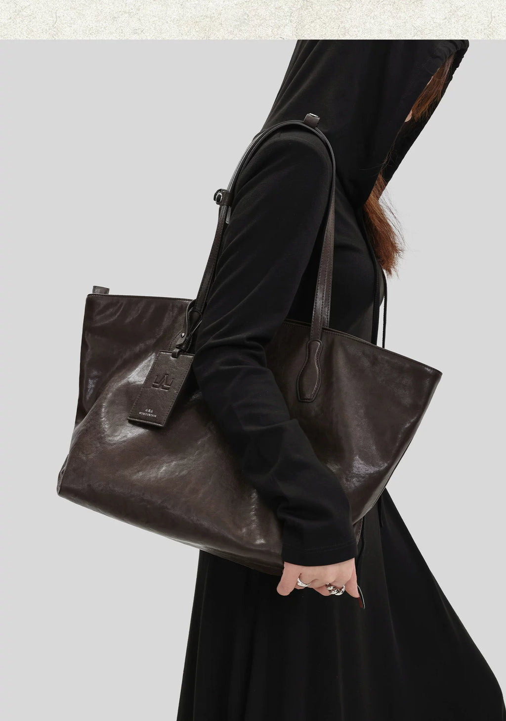 Msmountain Large Capacity Premium Textured Shoulder Bag