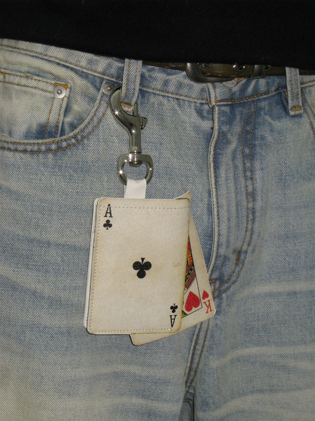 Set for Life 25SS Retro "AK" Poker Printed Card Bag Wallet