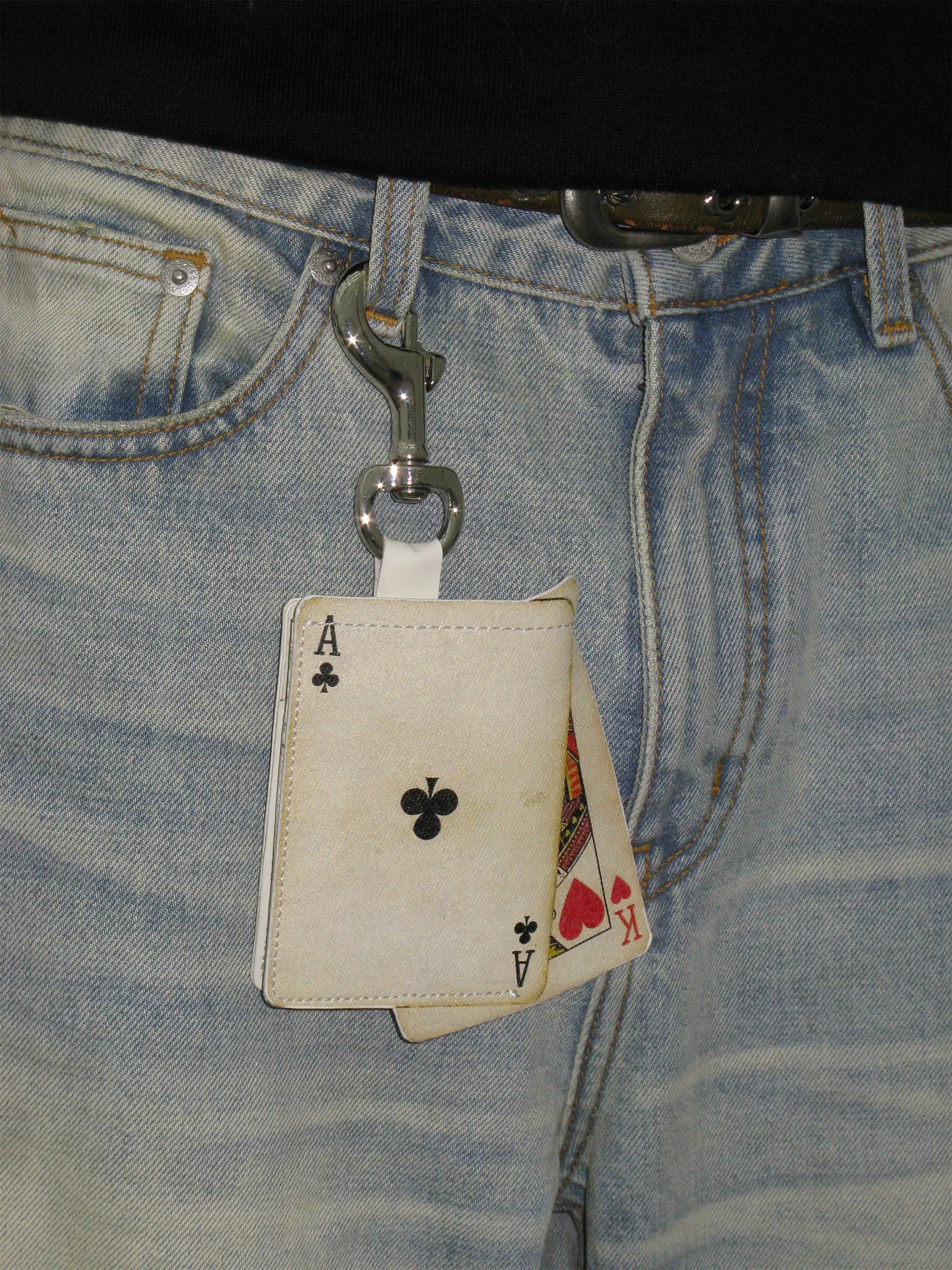Set for Life 25SS Retro "AK" Poker Printed Card Bag Wallet