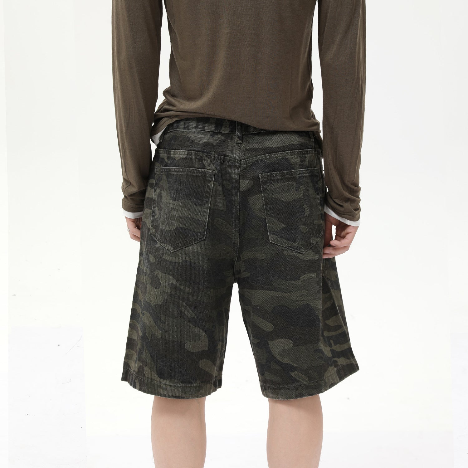MTLCLOTHES Camouflage Loose Wide Leg Casual Pants
