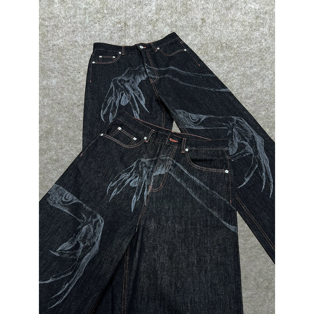 WANNA LAB Straight Original Denim Trousers