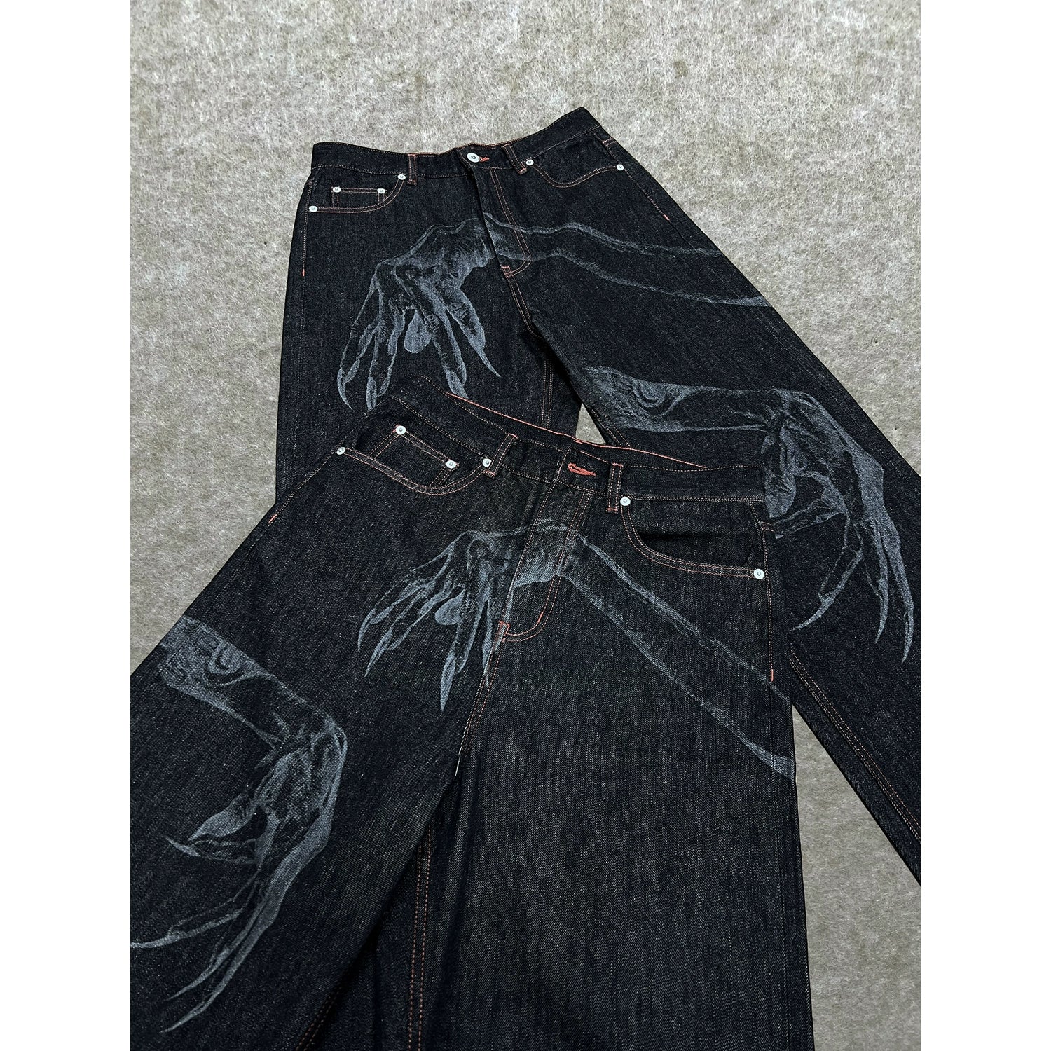 WANNA LAB Straight Original Denim Trousers