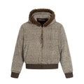 NOMANIAI Retro Short Slim Lamb Wool Thickened Coat