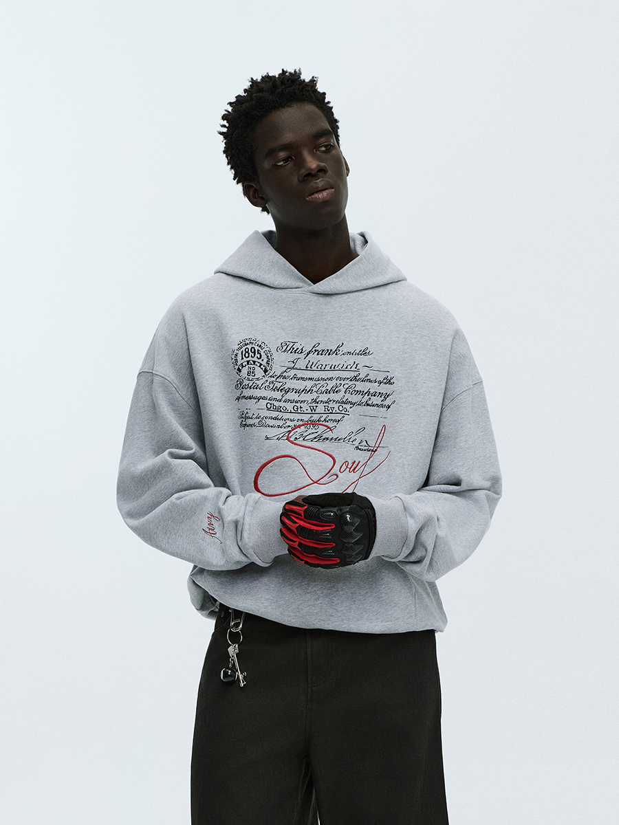 ATRY Short Mail Casual Versatile Hooded Sweater