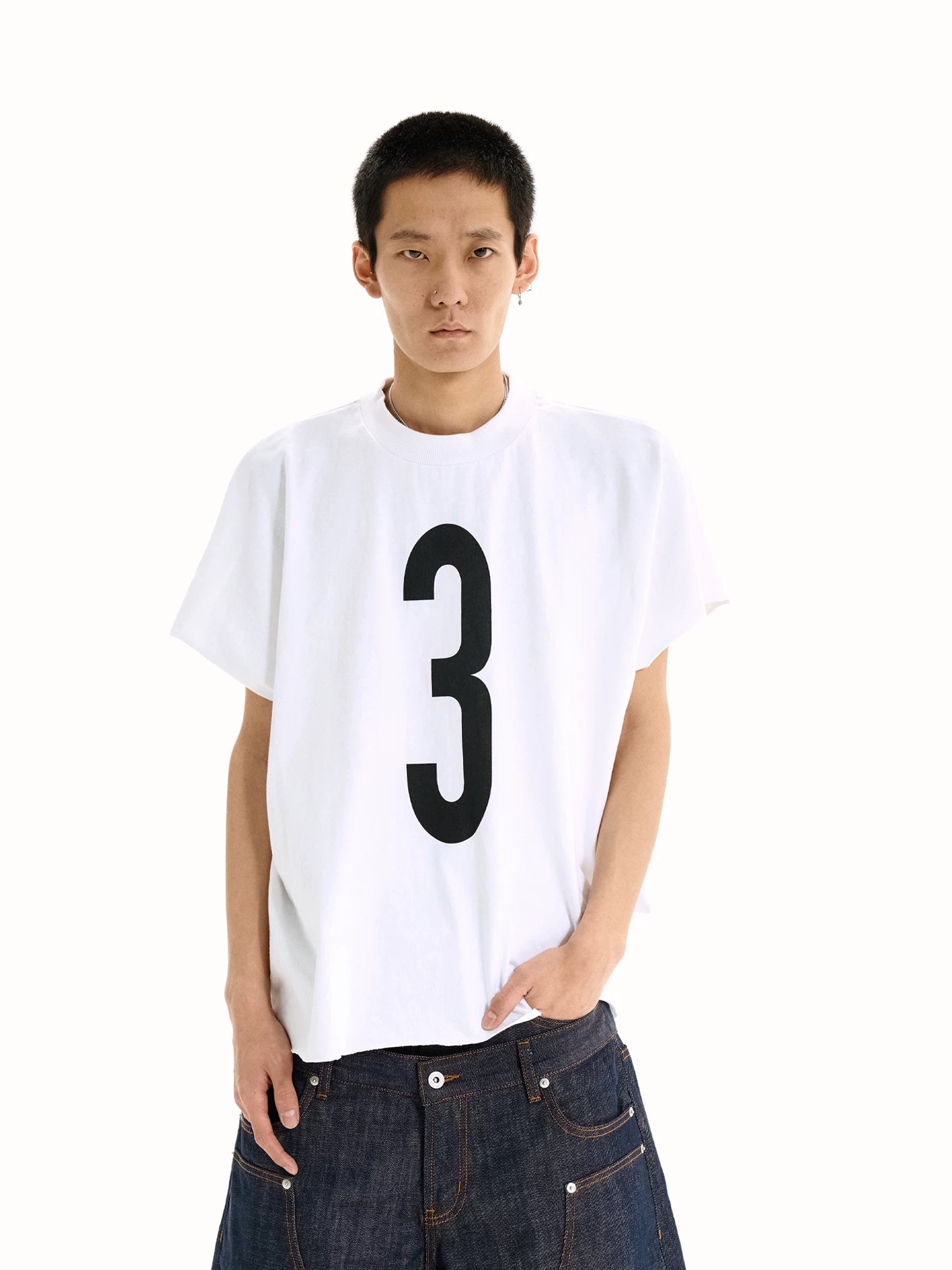 WANNA LAB Loose Sleeveless Vest