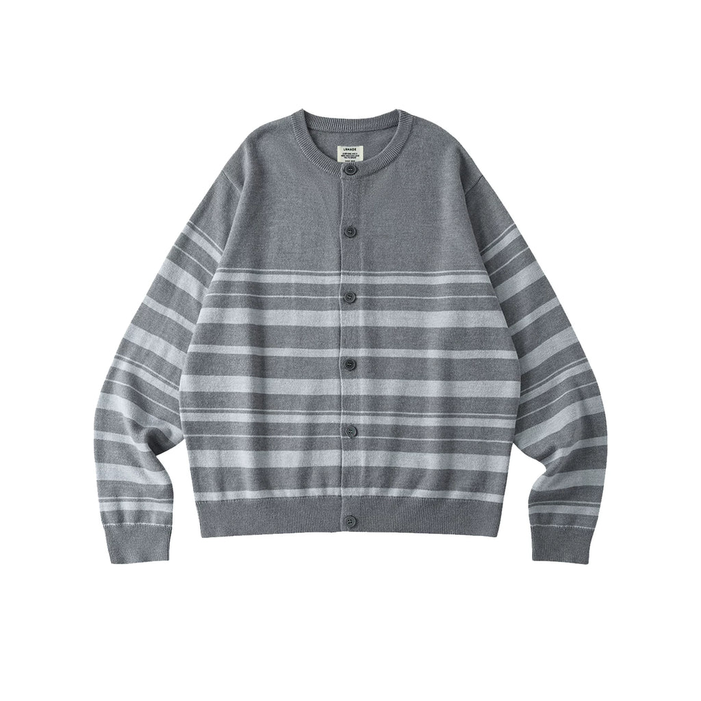 LR Irregular Contrasting Striped Casual Sweater