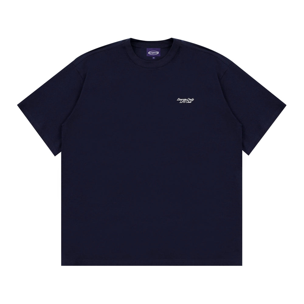 Loopsoon Back Letter Print Loose Tee
