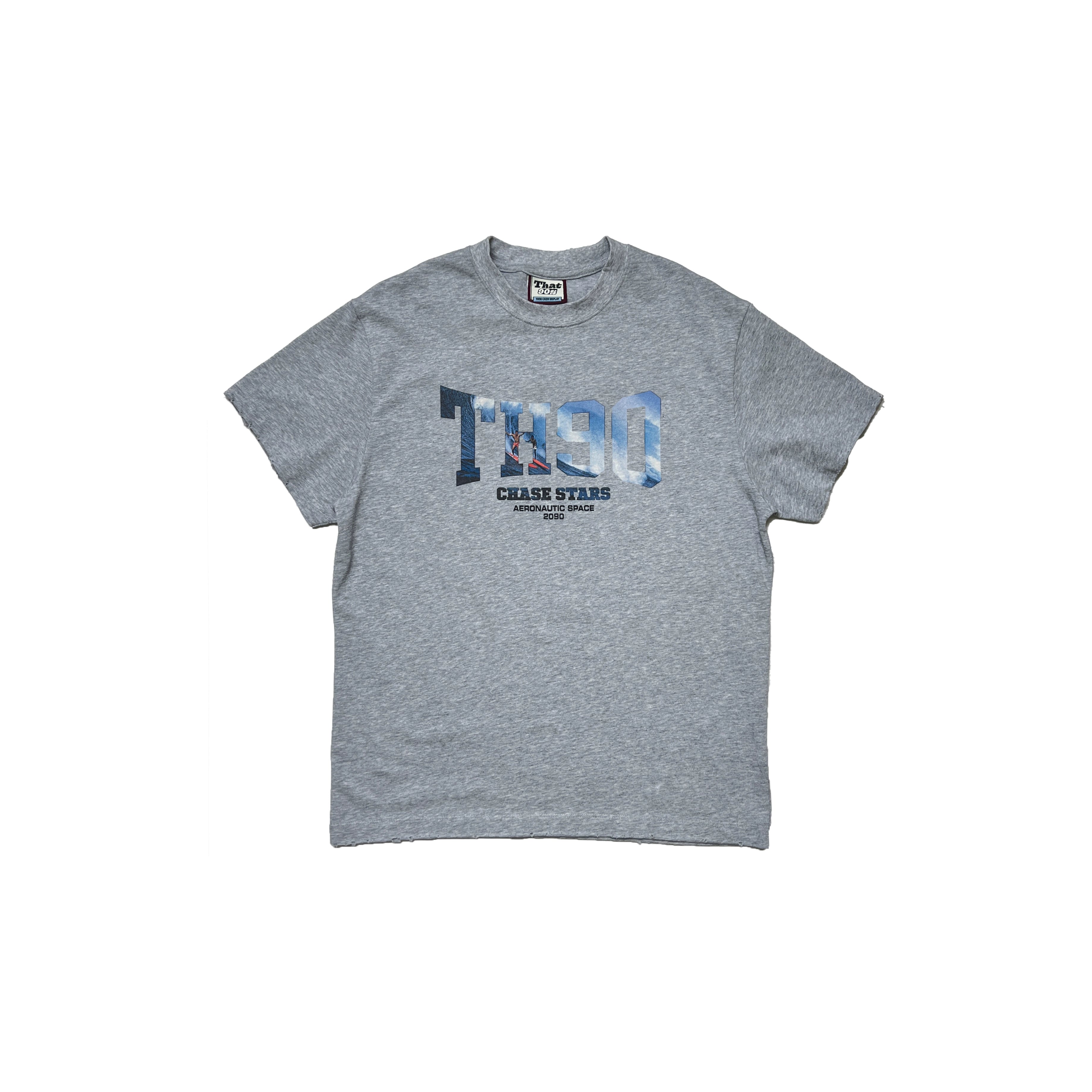 TH90 Cutscene Surf Flower Yarn Cotton Tee