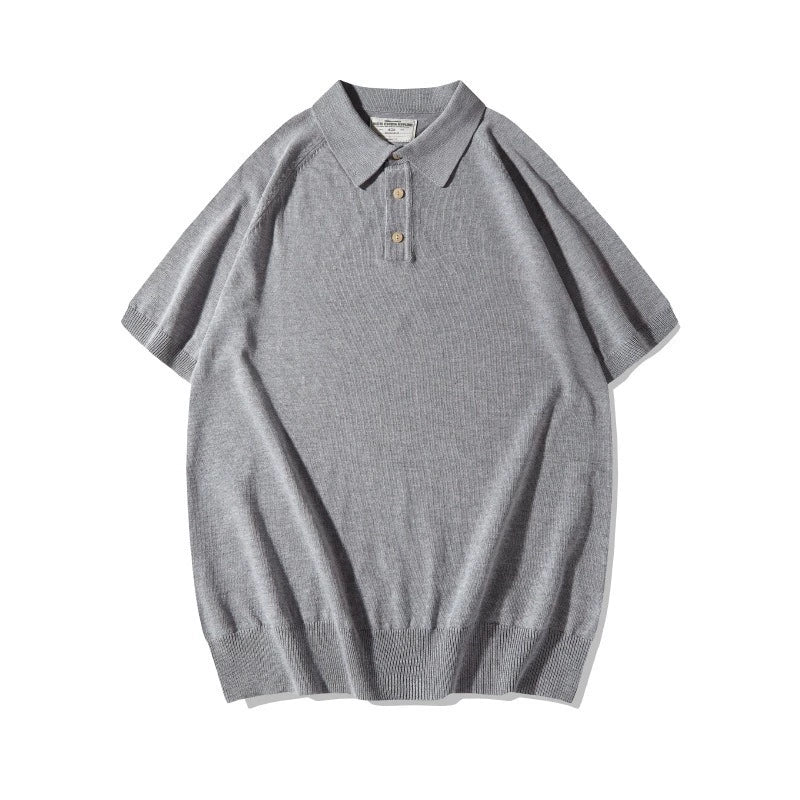 PrintAce Vintage Knitted Polo Shirt