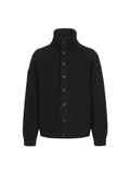 TERRAINCOGNITA Turtleneck Button-down Casual Loose-fitting Sweater