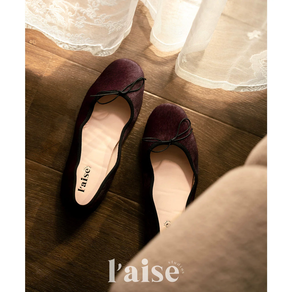 L'aise Flat-soled Leopard Print Soft-soled Shallow-mouth Single Shoes