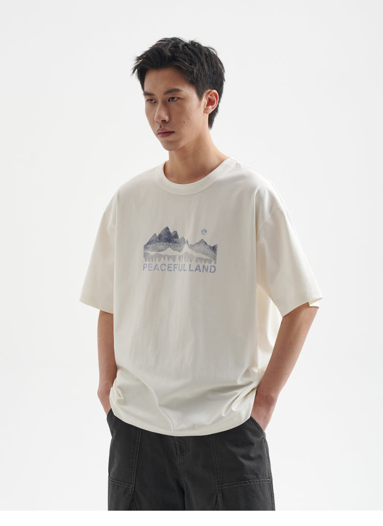 BUTTBILL 25SS Mountains non-sensory water pulp Sorona UPF50 Tee