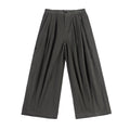 NOEARS Vintage Loose Elastic Waist Straight Casual Pants