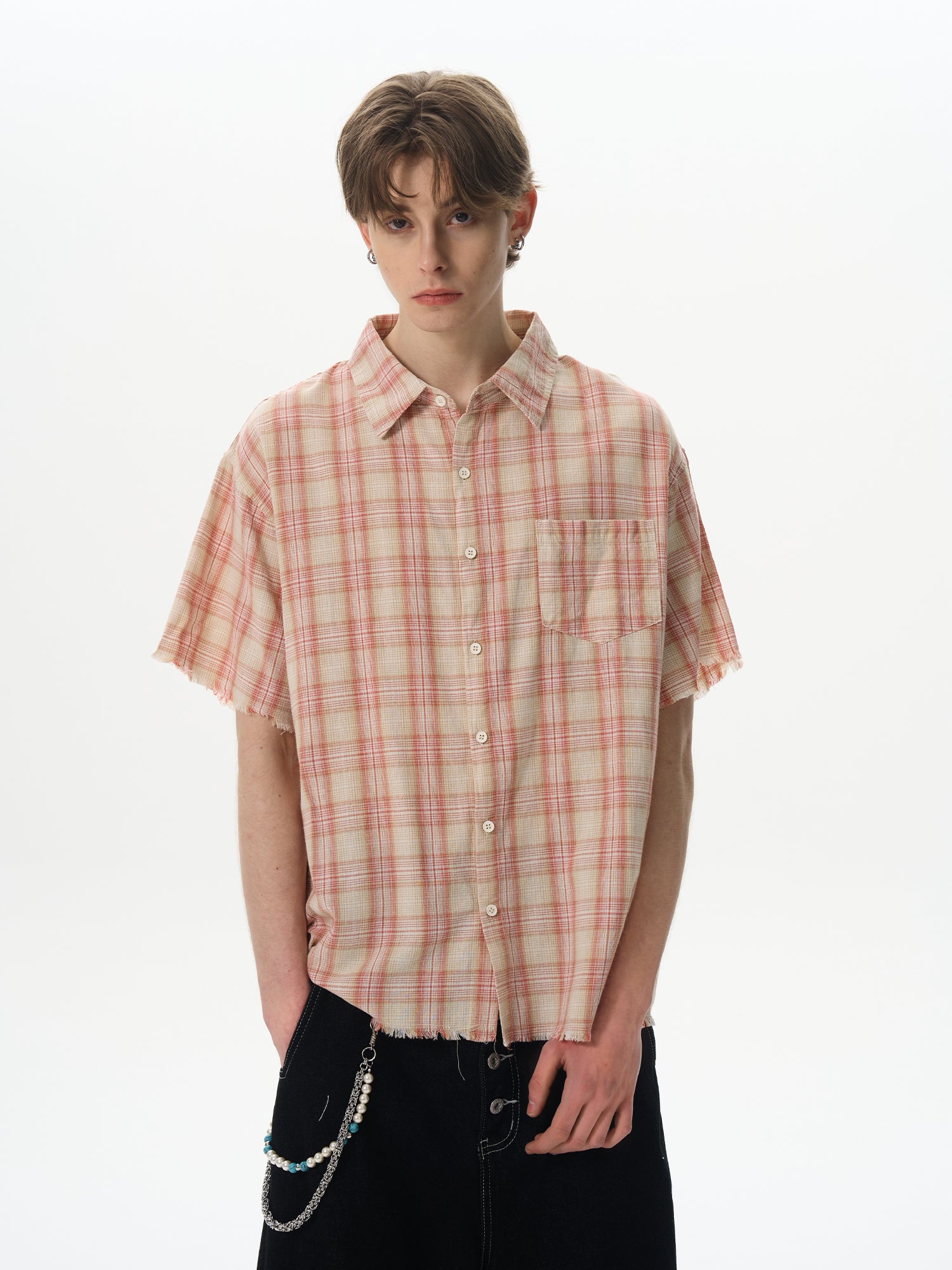 BTSG Plaid Rough Shirt