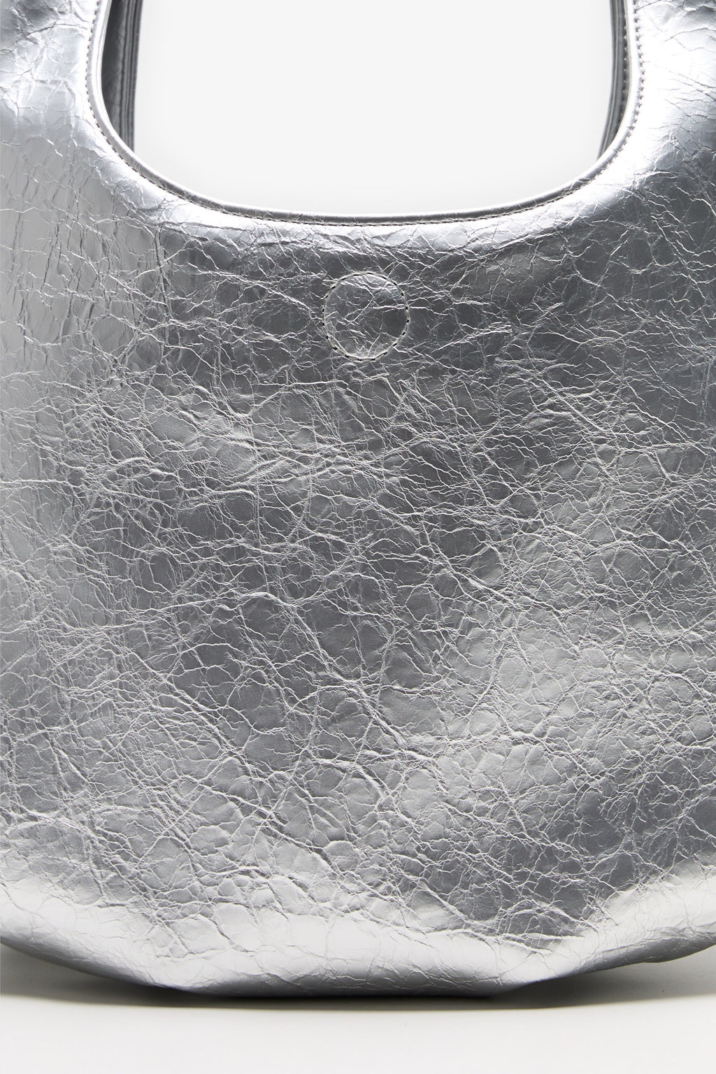 DirtySix Fuka bento bag soft pleated shiny leather shoulder underarm bag.